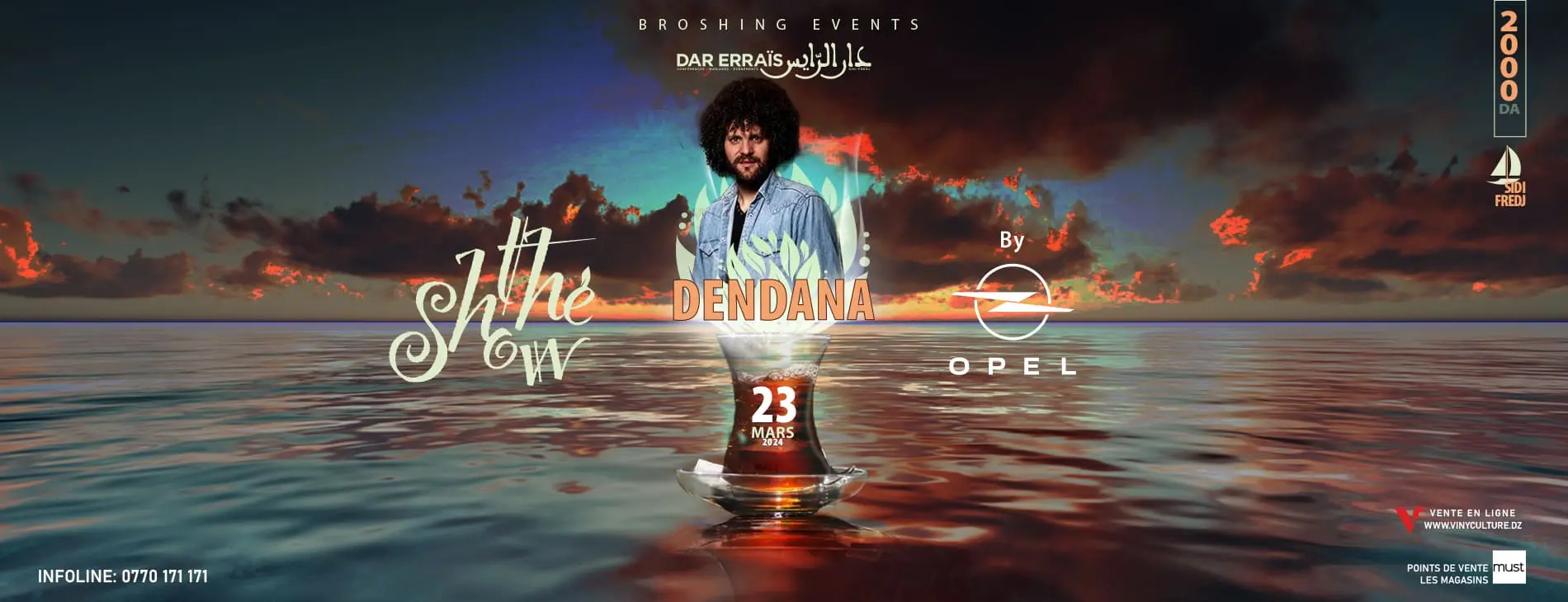 DenDana en concert le 23 mars à Alger pour le Thé Show