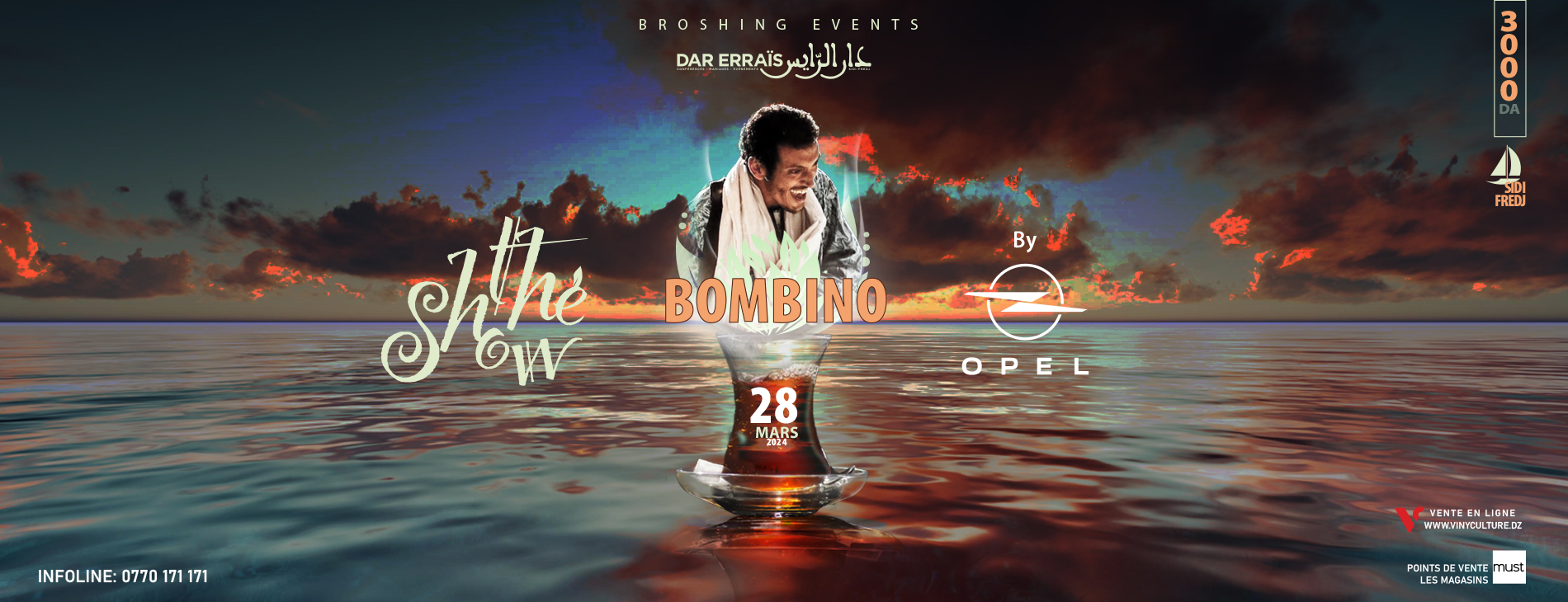 Bombino en concert le 28 mars 2024 à Alger pour le Thé Show