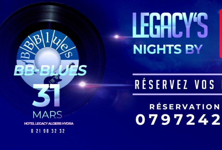 Legacy’s Nights by Djezzy : BB Blues en concert le 31 mars à Alger
