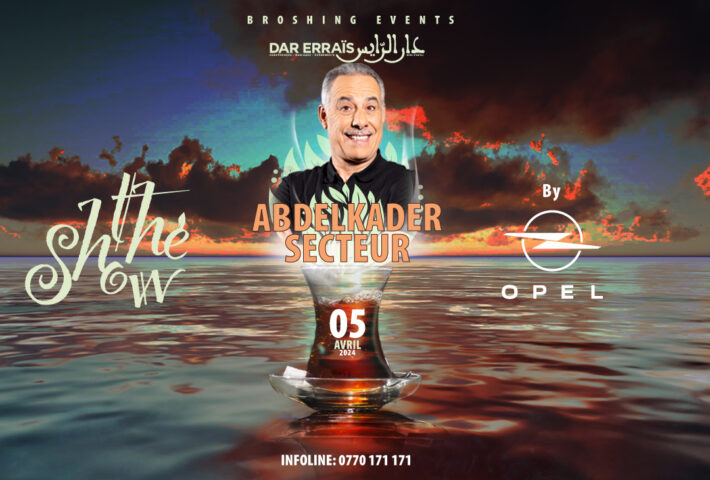 Thé Show : Abdelkader Secteur en spectacle le 5 avril