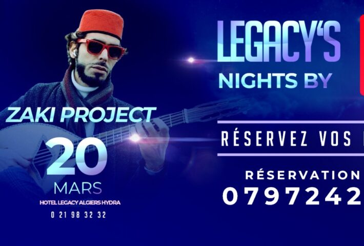 Zaki Project en concert le 20 mars au Legacy Hotel à Alger