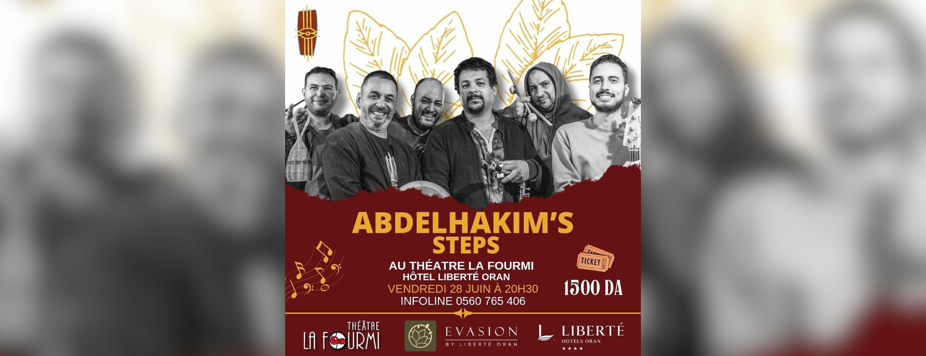 Abdelhakim’s Steps en concert à Oran le 28 juin (reporté)