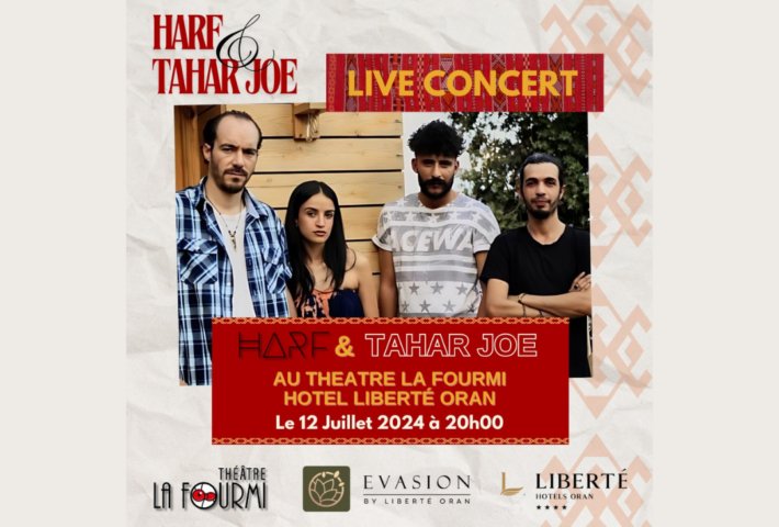 Harf & Tahar Joe le 12 juillet au Théâtre La Fourmi à Oran