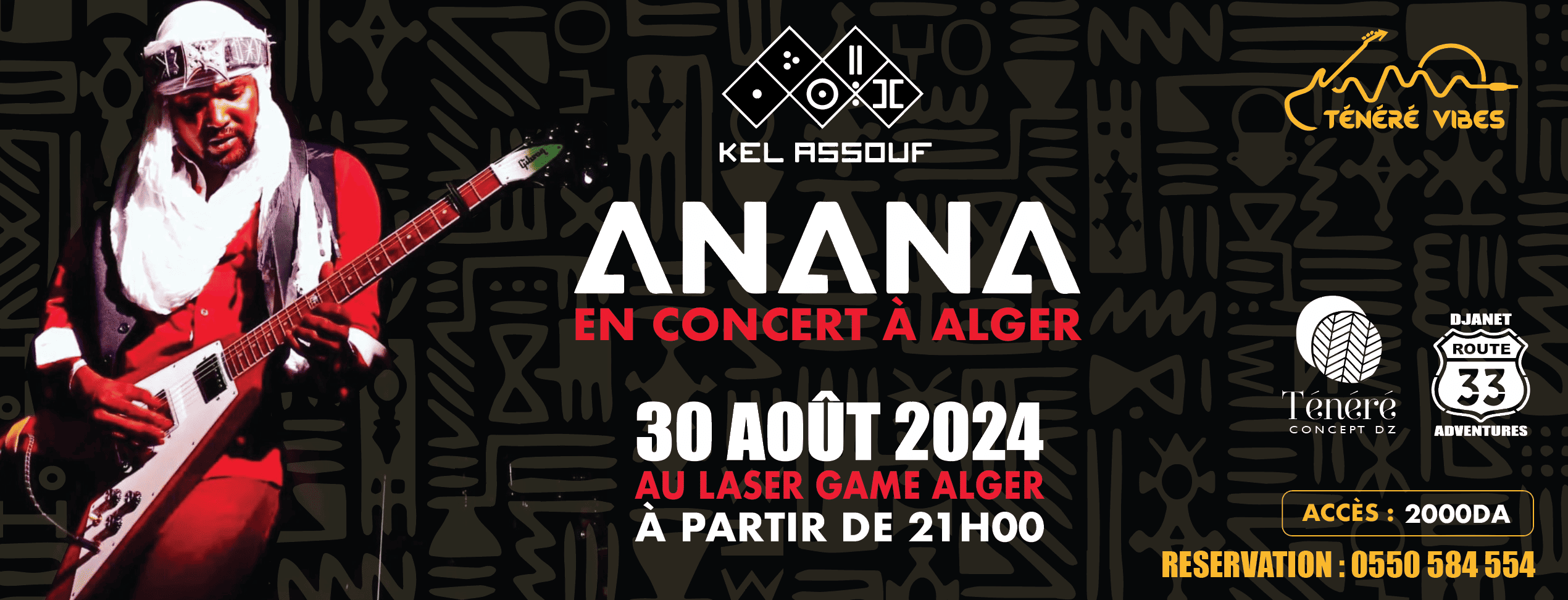 Ténéré Vibes : Anana du groupe Kel Assouf à Alger le 30 août