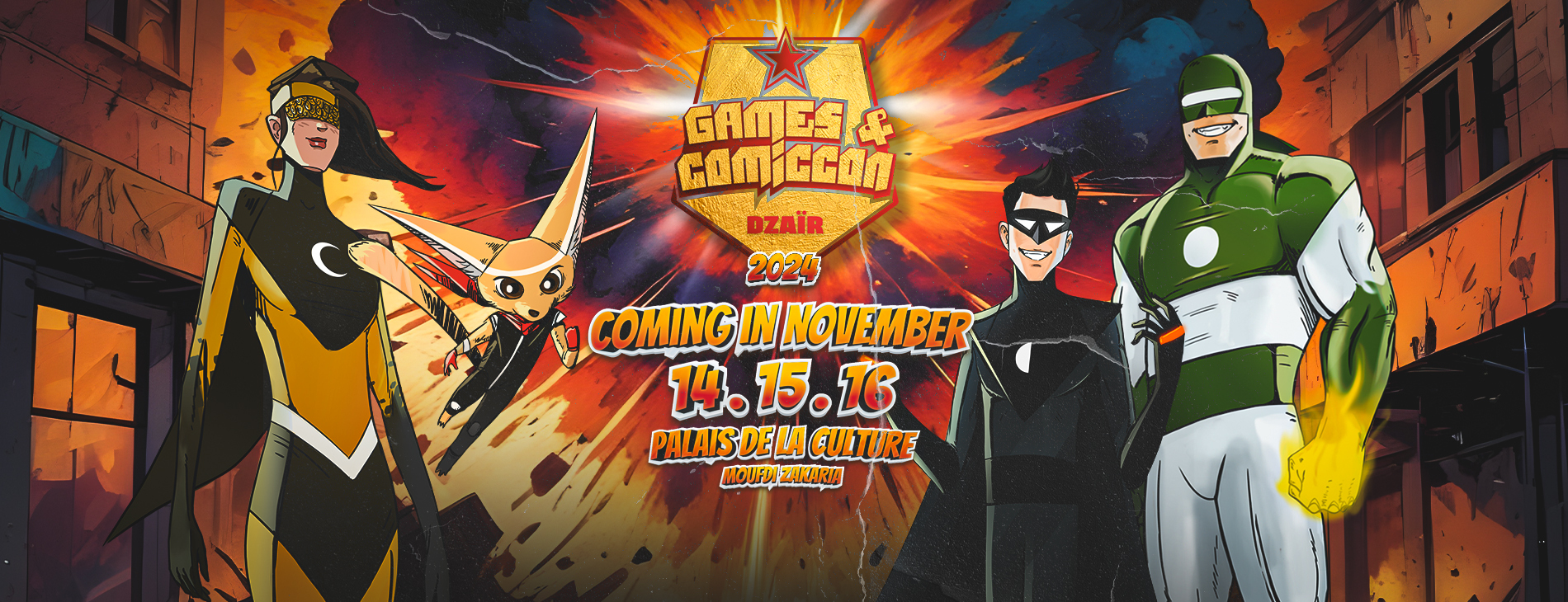 Games & Comic Con Dzaïr (GCCDZ) 2024 : COSPLAYER – ESPORTS CUP PASS