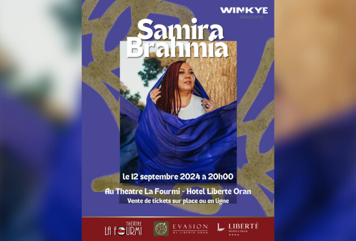 Samira Brahmia en concert à Oran le 12 septembre