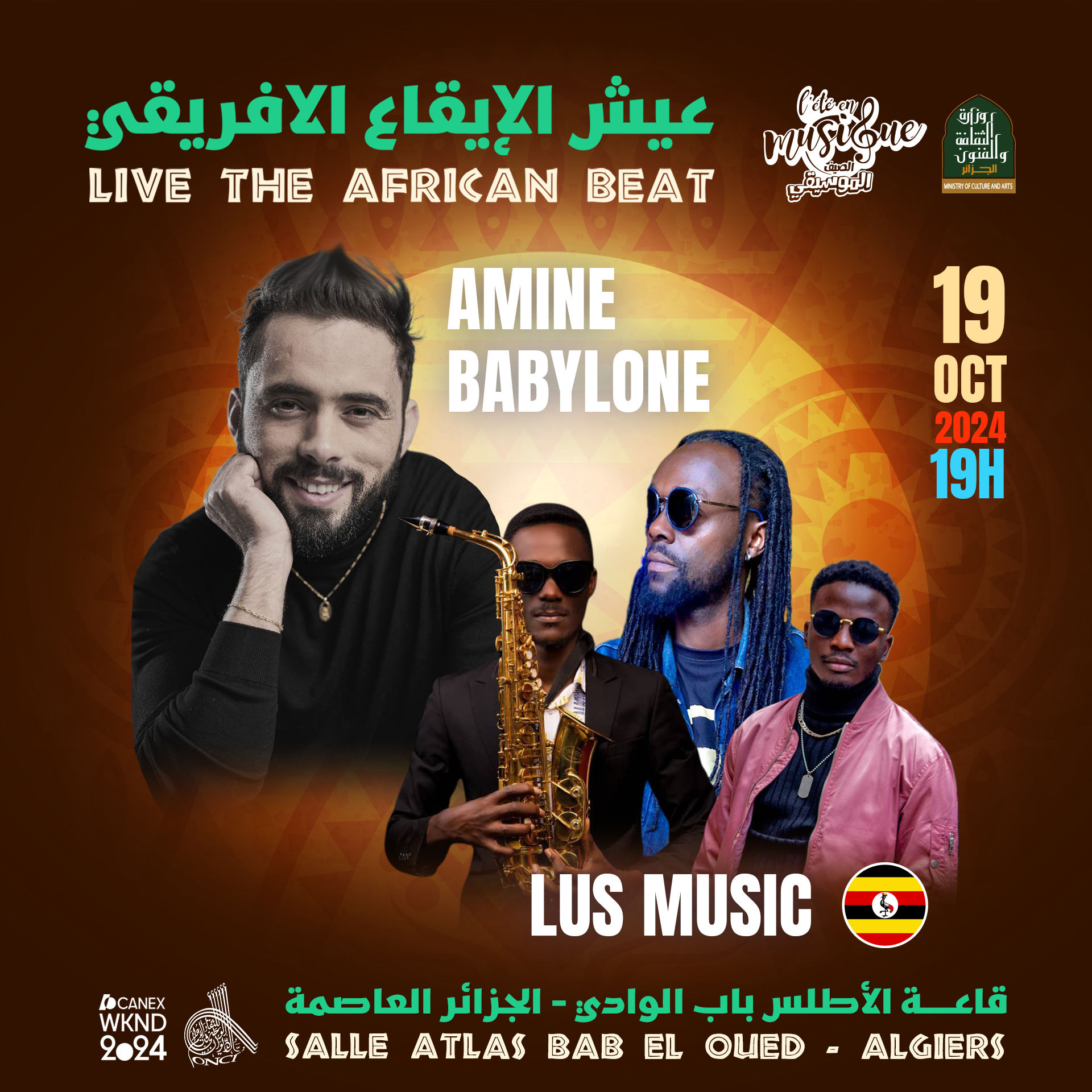 Festival “L’Eté en Musique” : Amine Babylone et Lus Music le 19 octobre à Alger