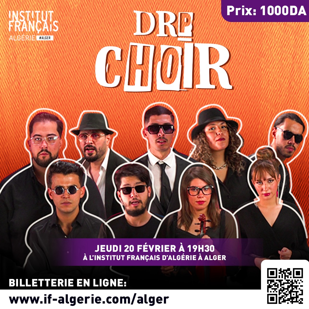 Concert de DRP Choir à Alger le 20 février 2025