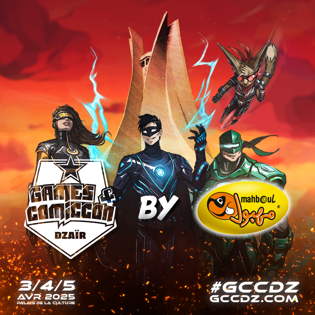 Games & Comic Con Dzaïr (GCCDZ) 2025 : 3-DAY PASS