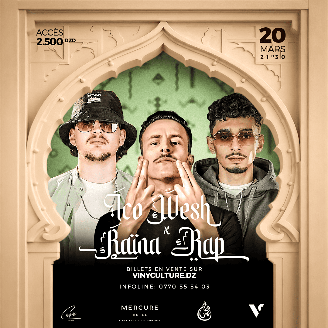 Fawanees : Raïna Rap et IcoWech en concert le 20 mars à Alger