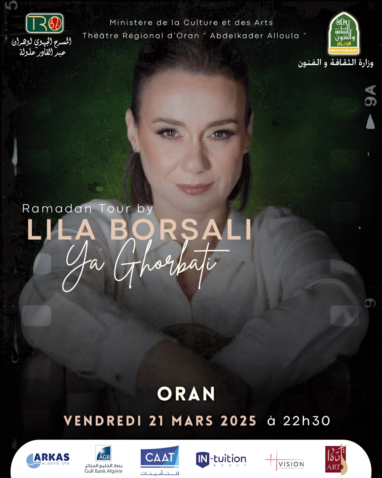 Lila Borsali en concert le 21 mars 2025 à Oran