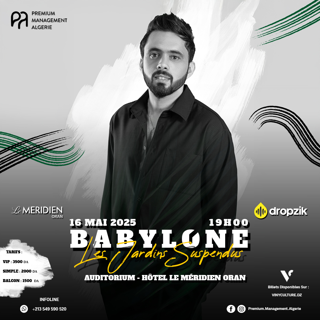 Babylone en concert le 16 Mai 2025 au Méridien