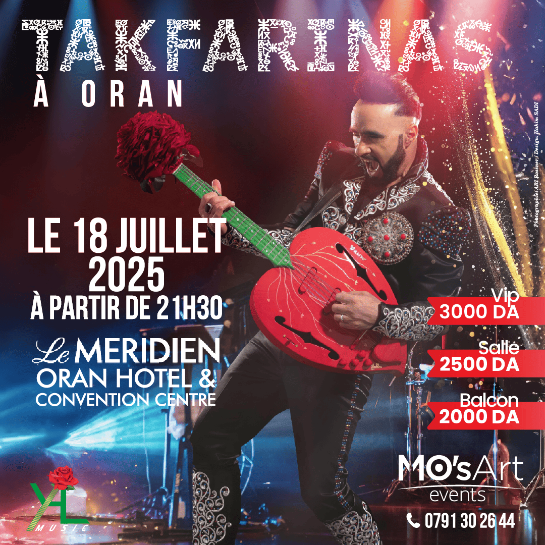 Takfarinas en concert le 18 juillet à Oran