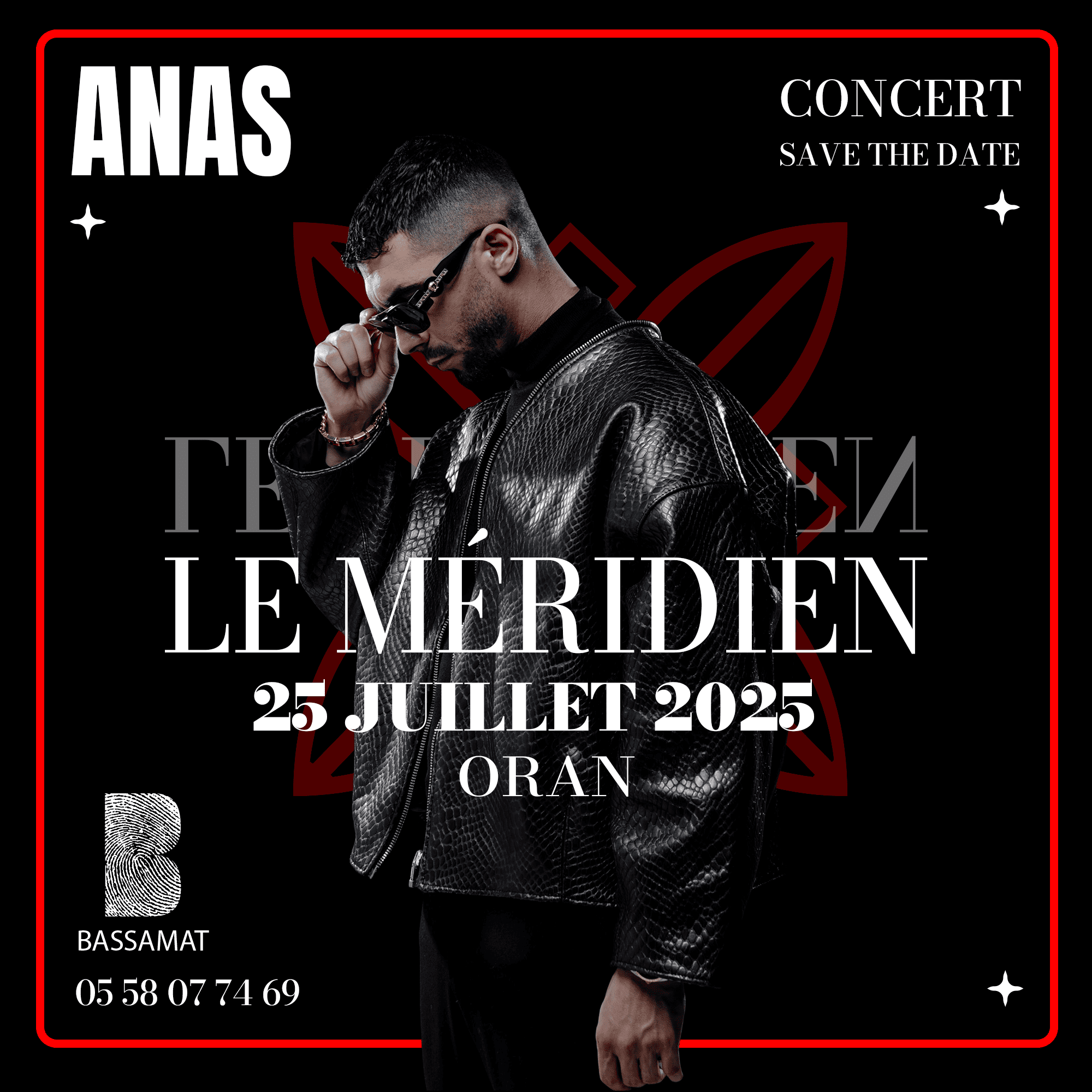 ANAS en concert à Oran le 25 juillet 2025