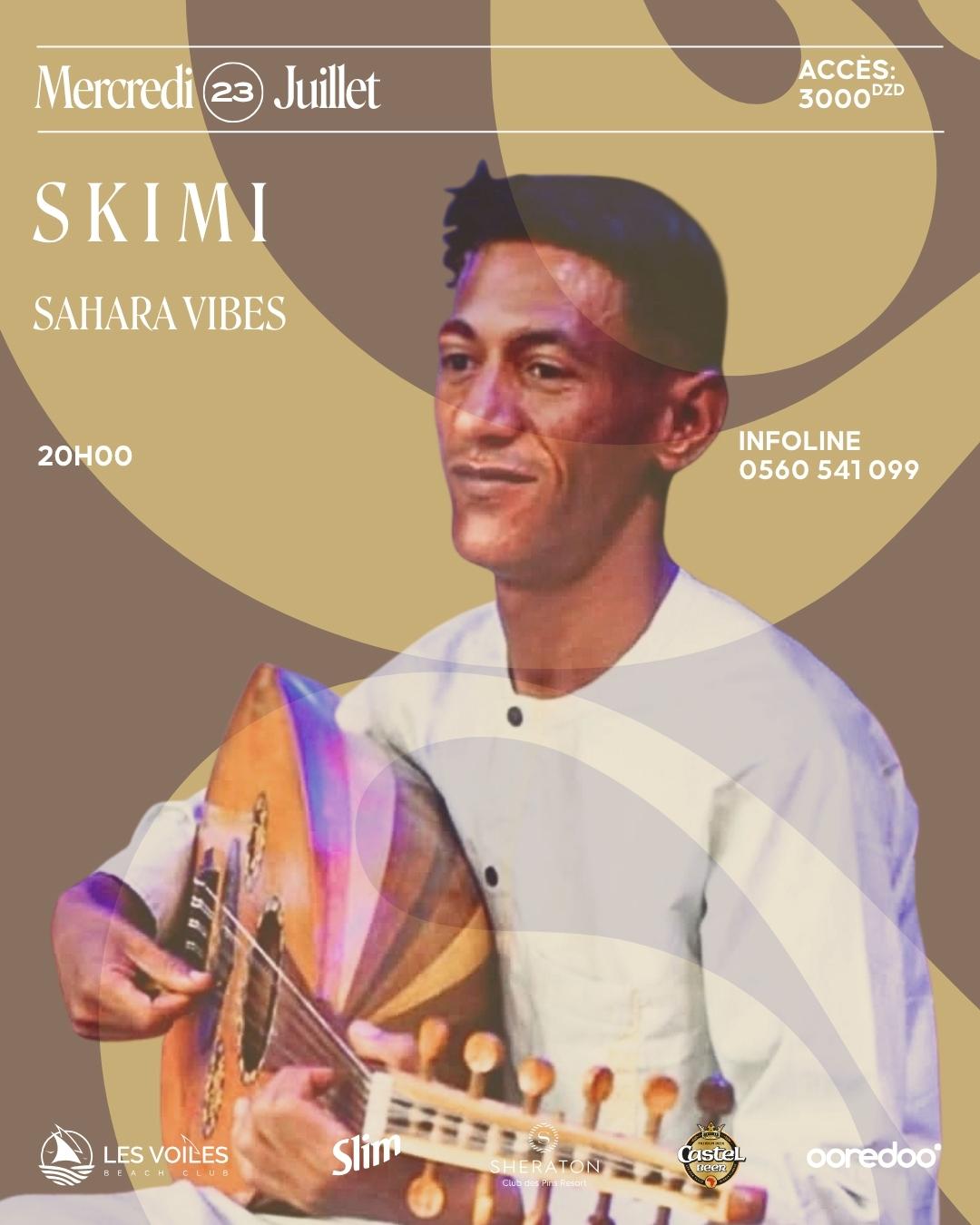 Skimi en concert à Alger le 23 juillet