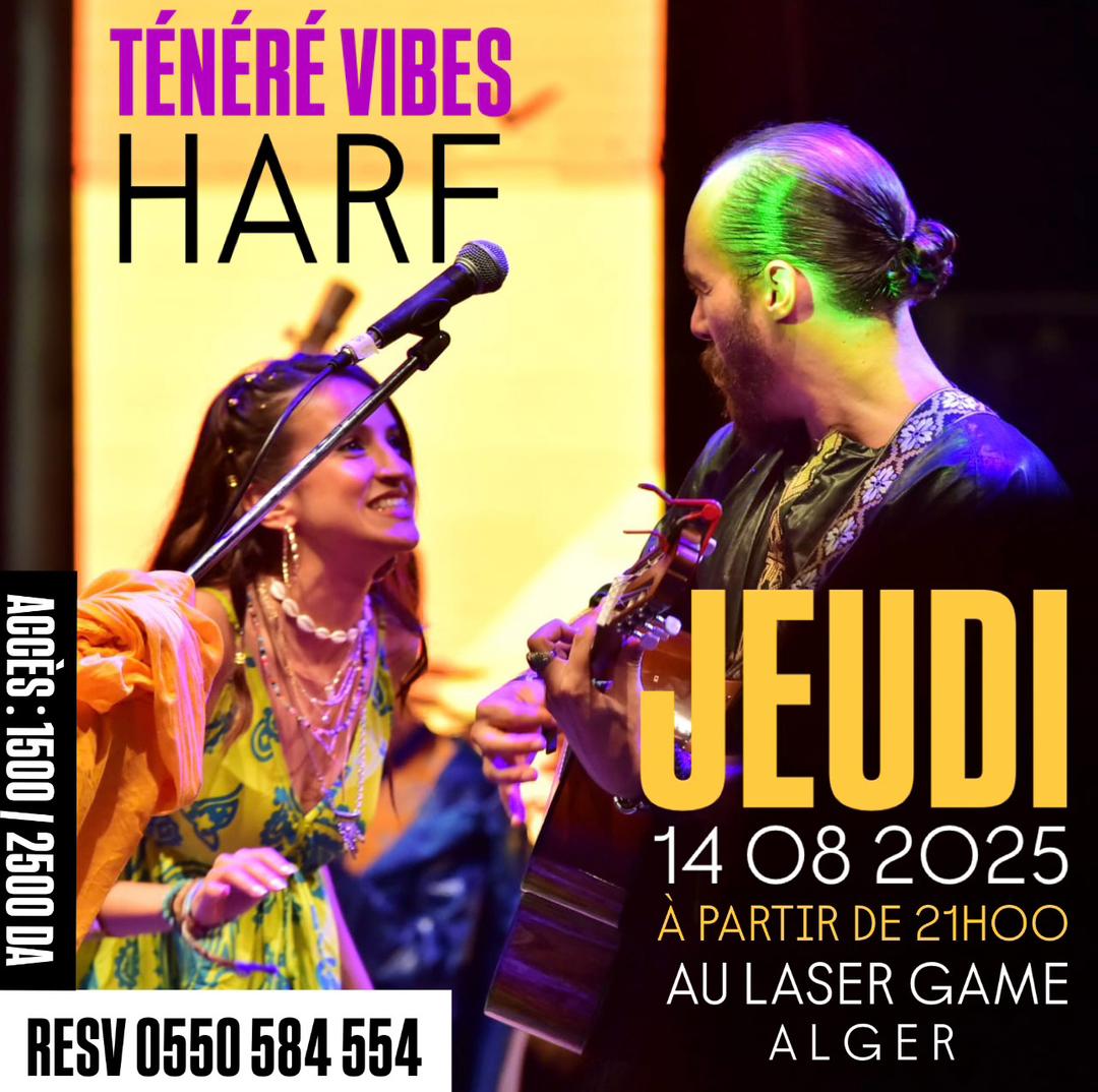 HARF en concert le 14 août à Alger