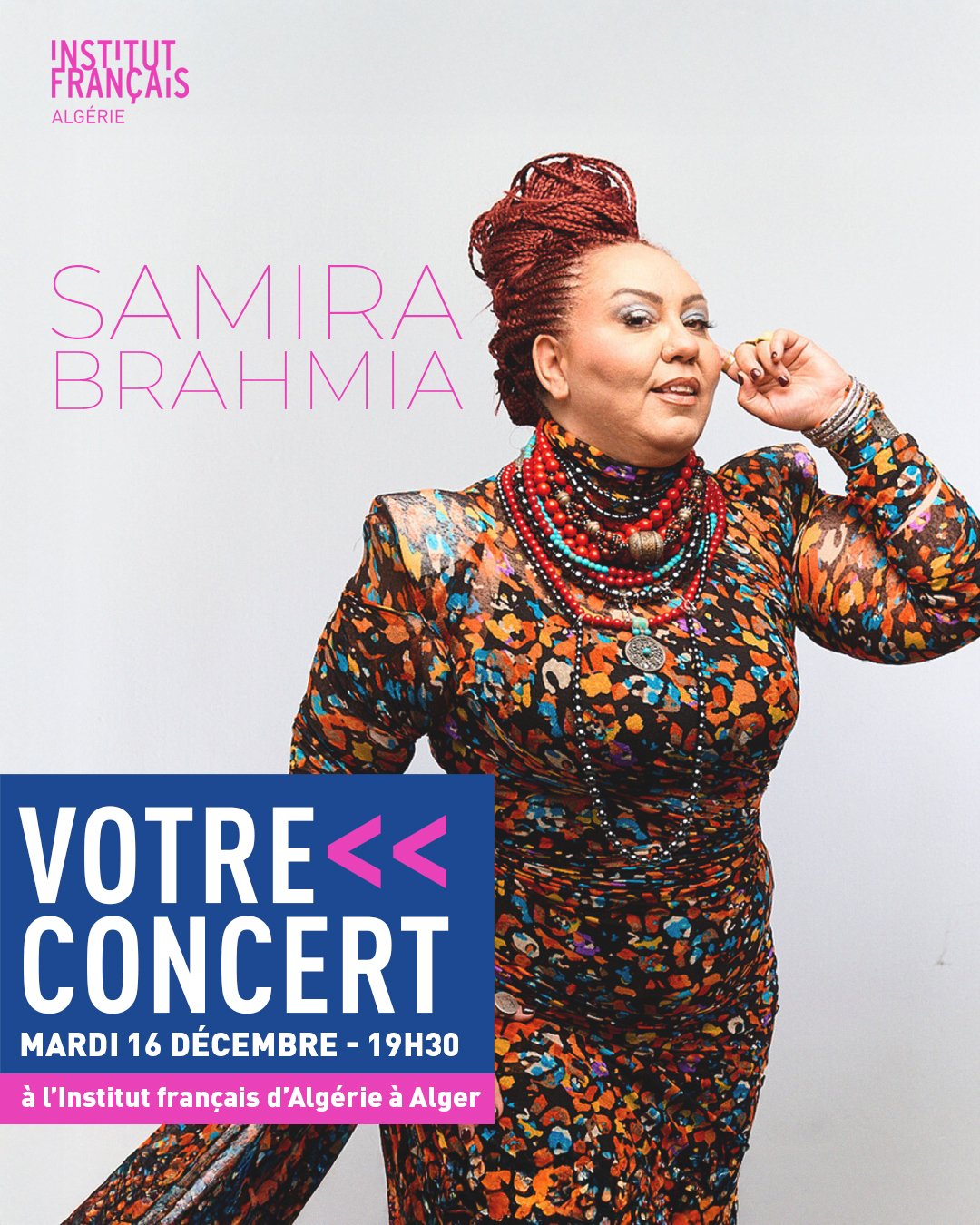 Samira Brahmia sera en concert le 16 décembre prochain à Alger