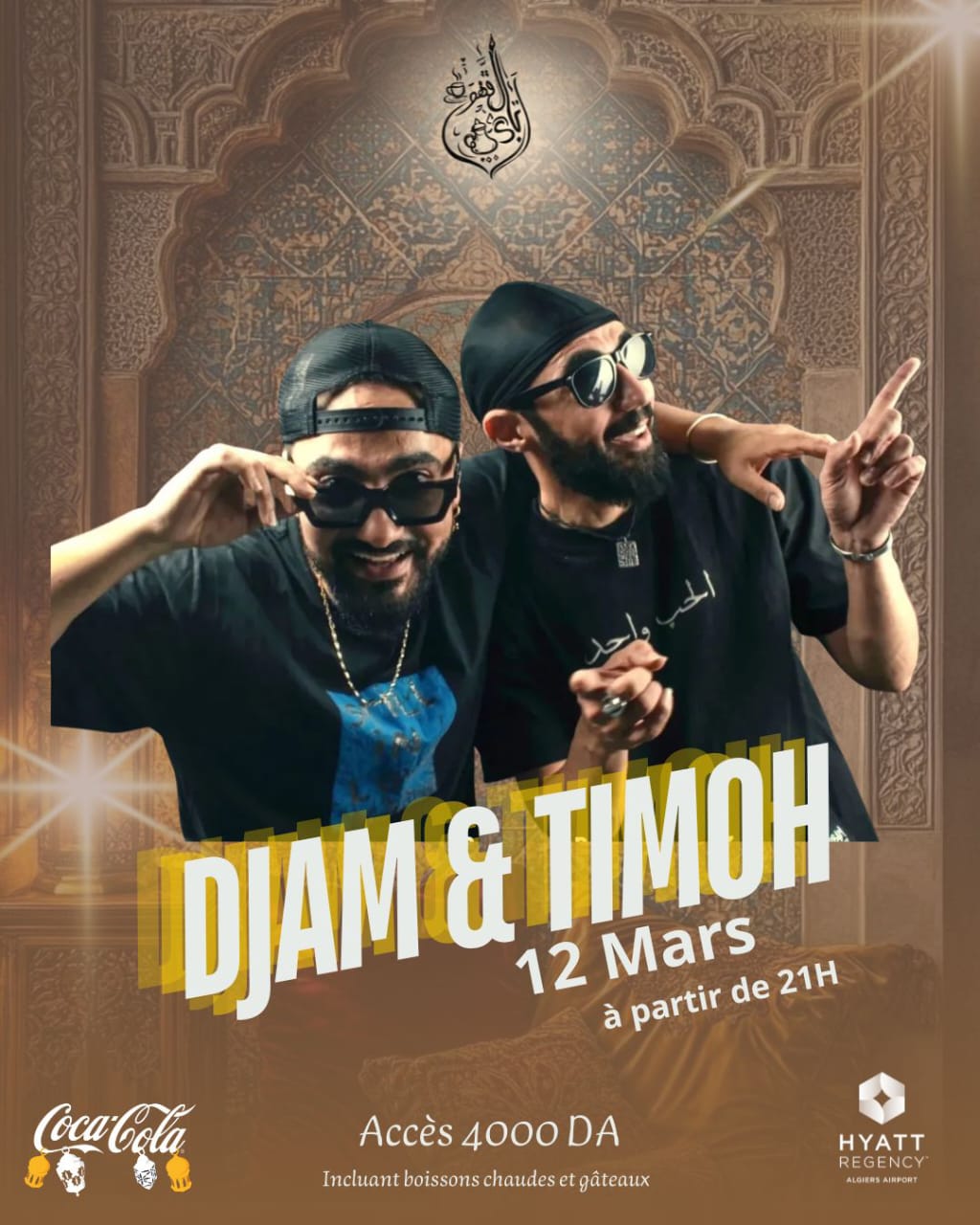 Djam & Timoh en concert le 12 Mars à Alger