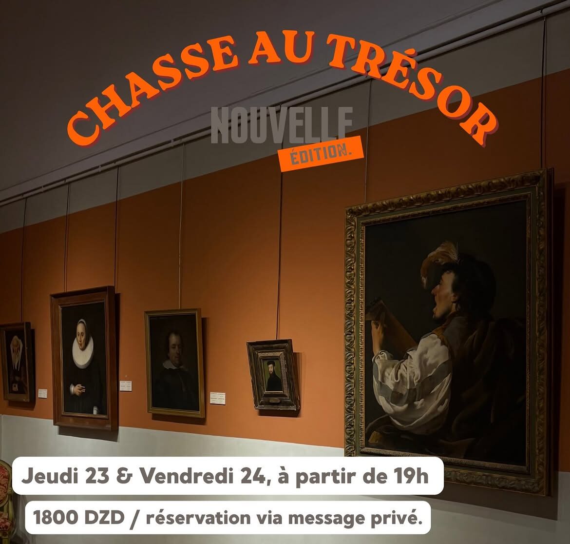 Chasse au trésor le 23 et 24 juillet a alger