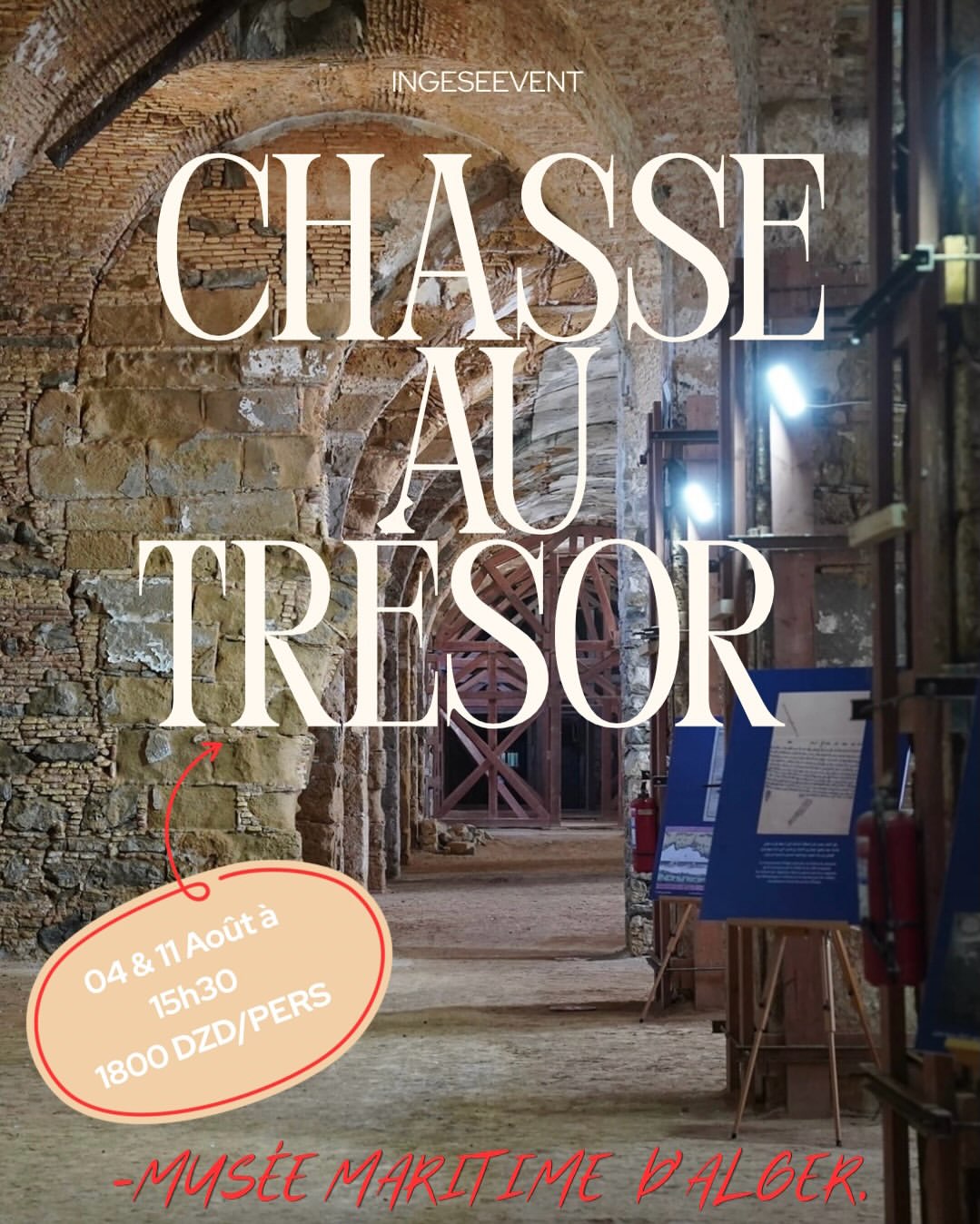 Chasse au trésor le 4 et 11 aout 2026