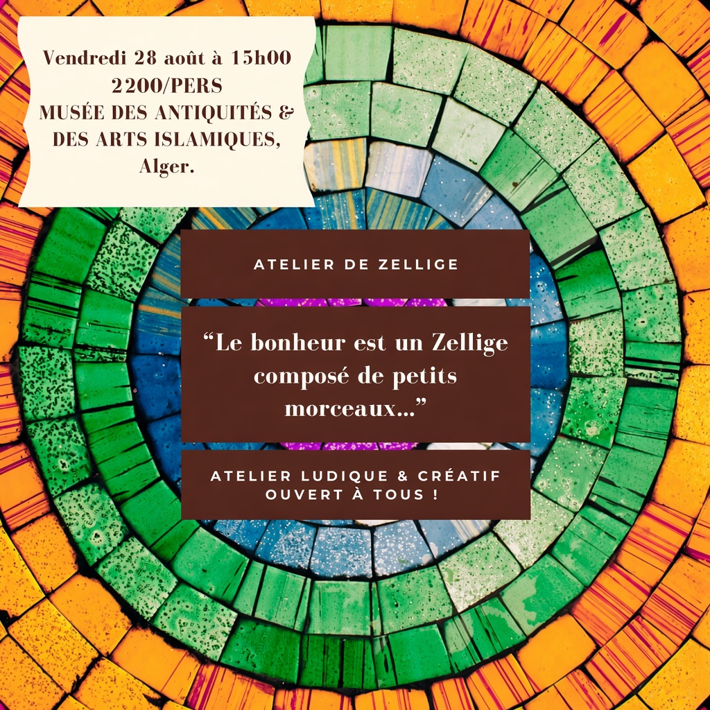 Atelier de Zellige le 28 Aout 2026