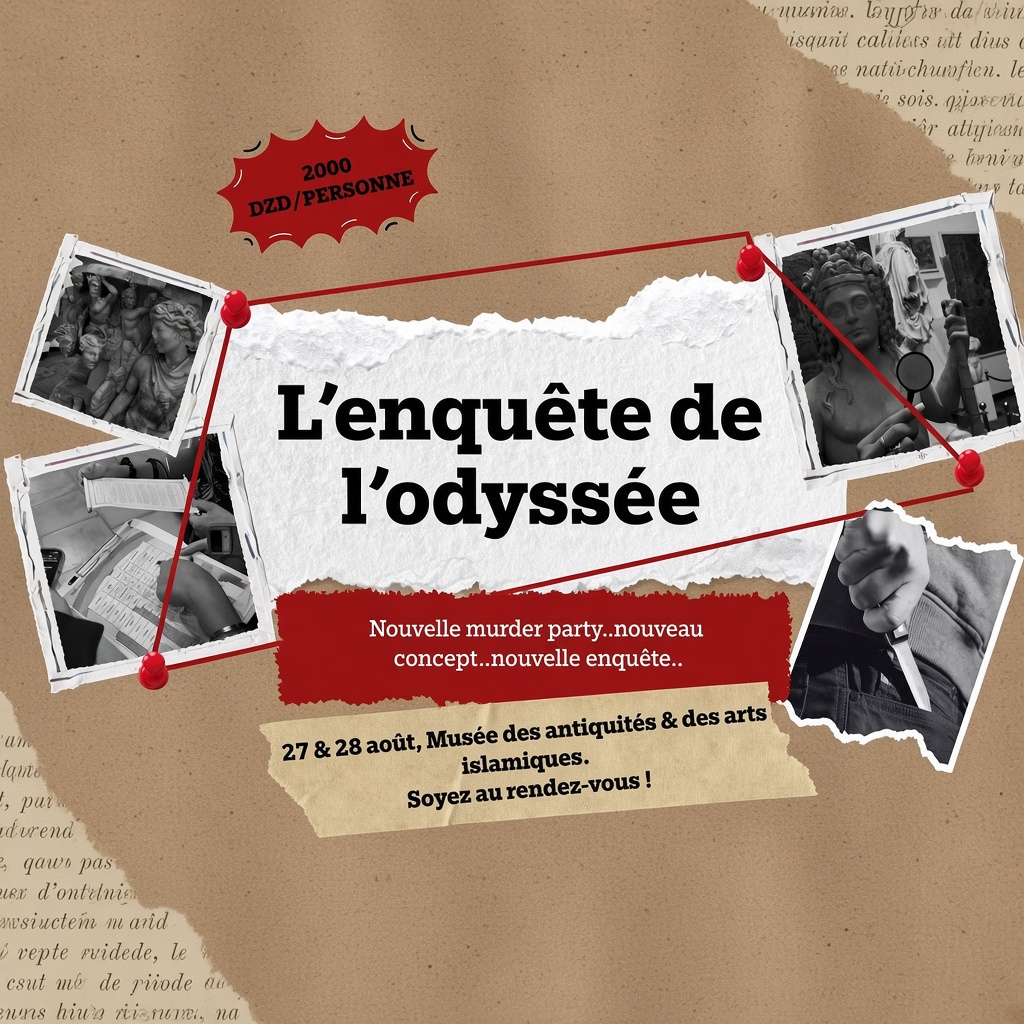 L&rsquo;enquete de l&rsquo;odyssée le 27 et 28 aout 2026
